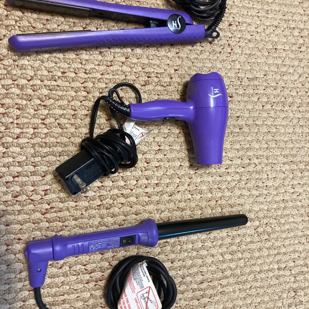 Hair tools.Set of 3.